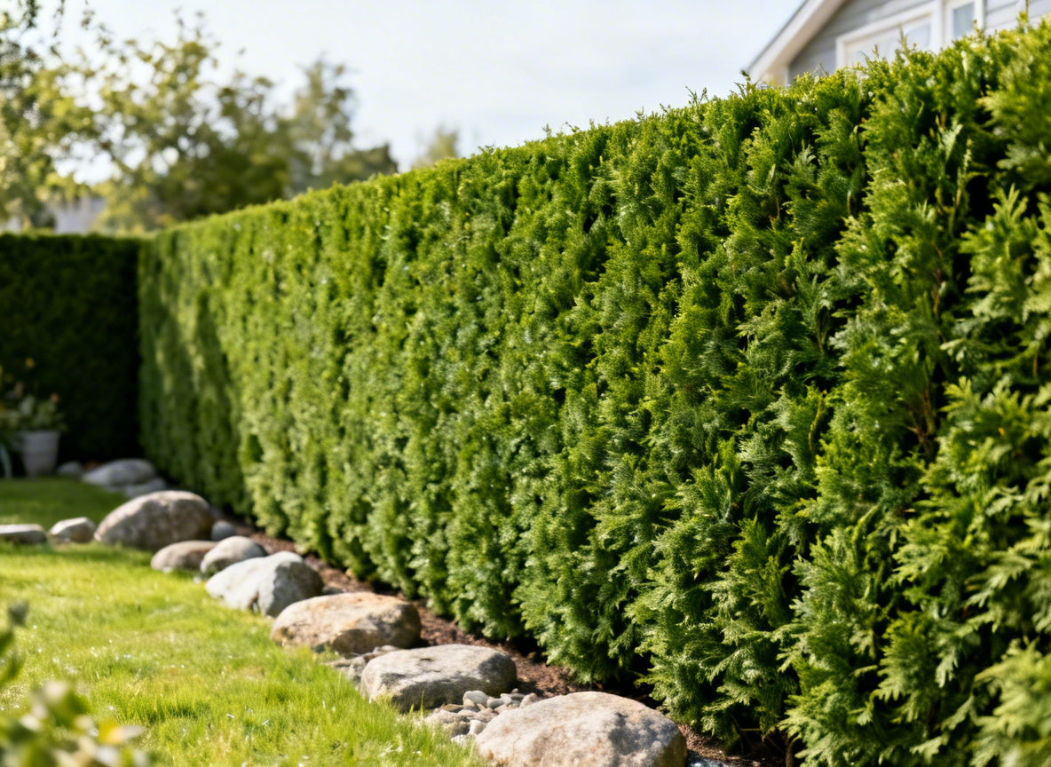 knstliche thuja zweige Kunstpflanze Tuya-Hecke