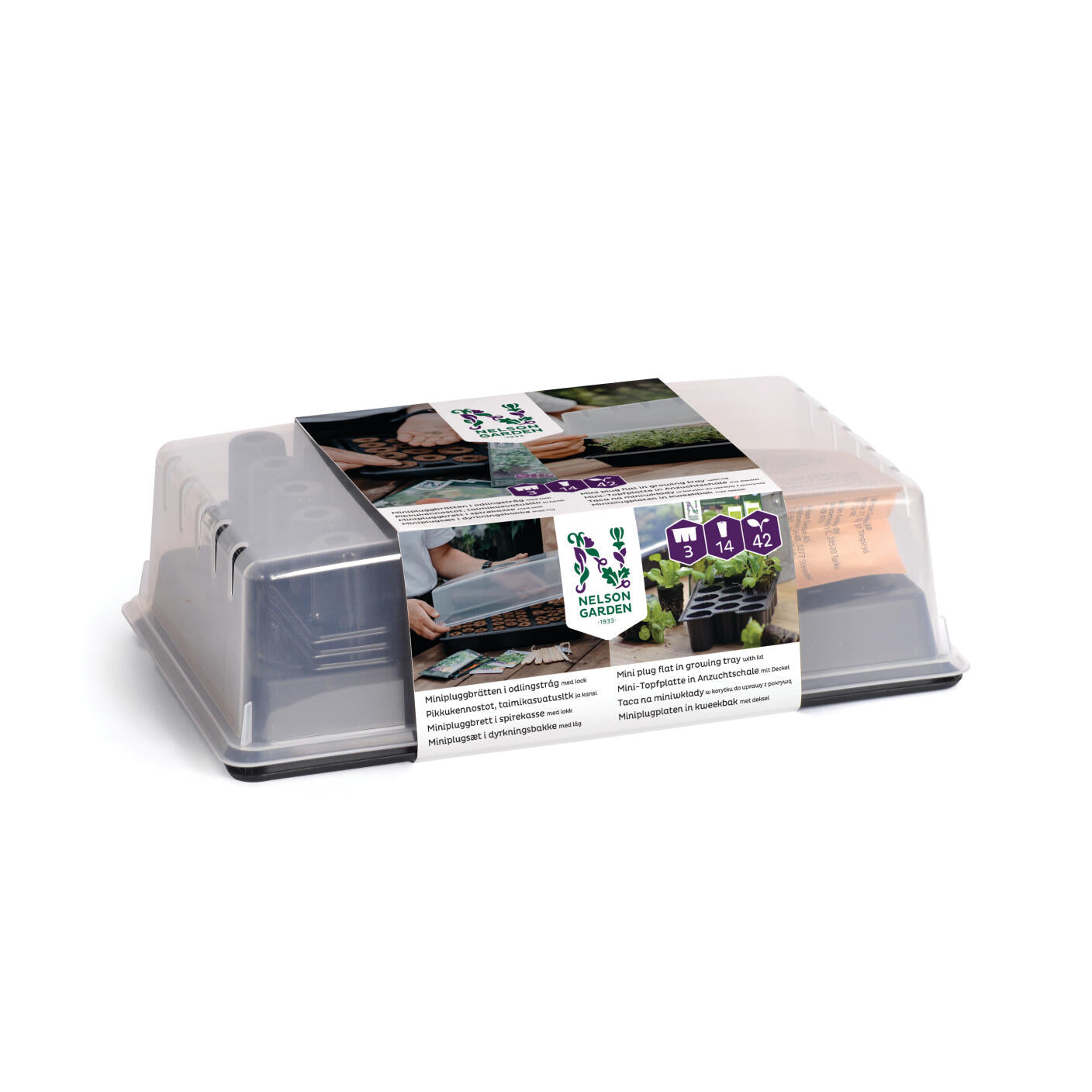 Minidrivhus Air brätten plugg 24x38cm