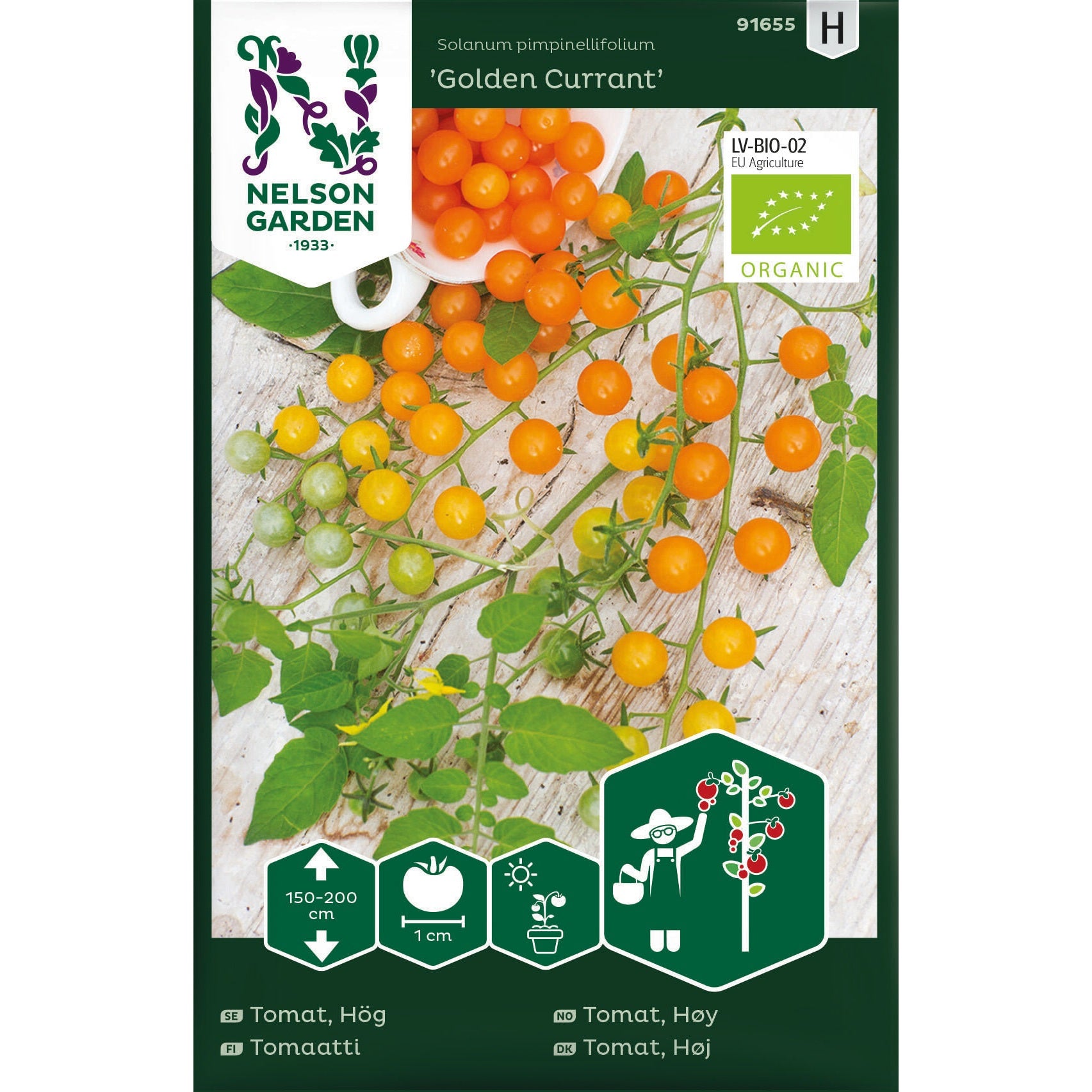 Tomat Hög Golden Currant Organic