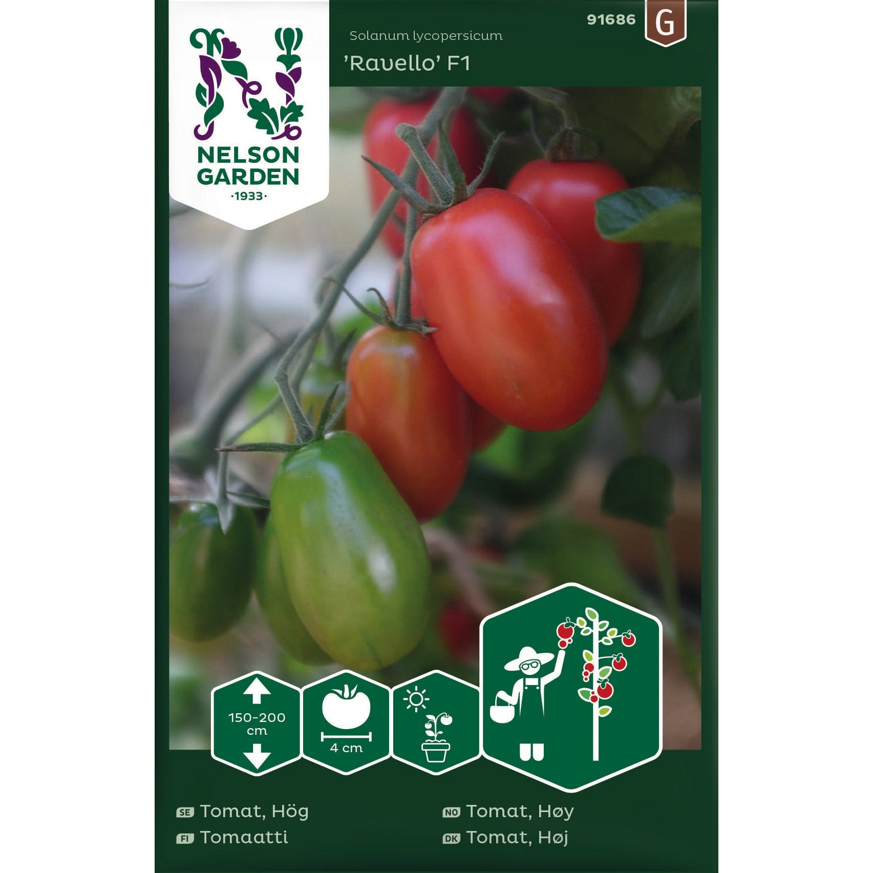 Tomat Hög Ravello F1