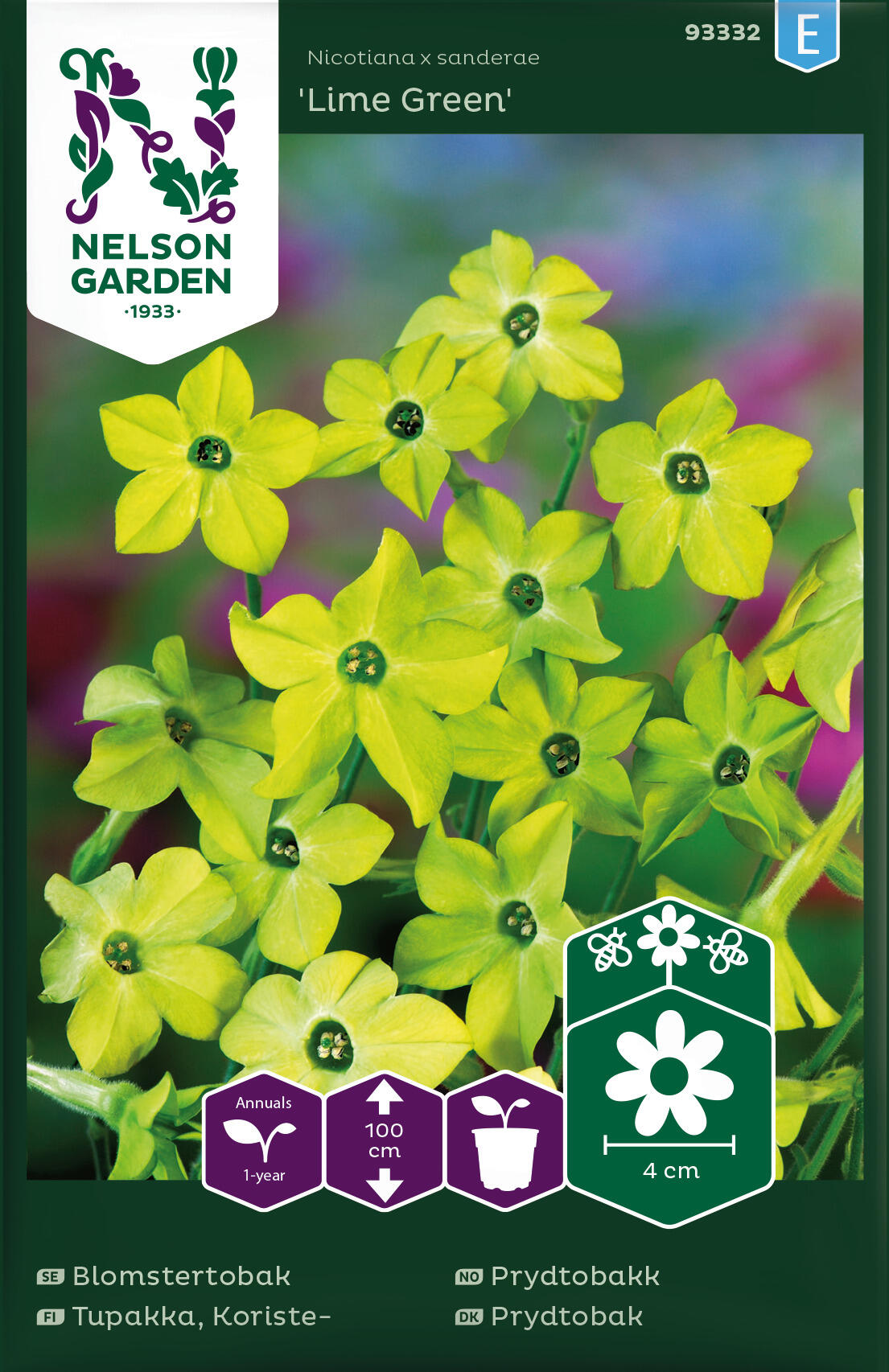 Blomstertobak Lime Green