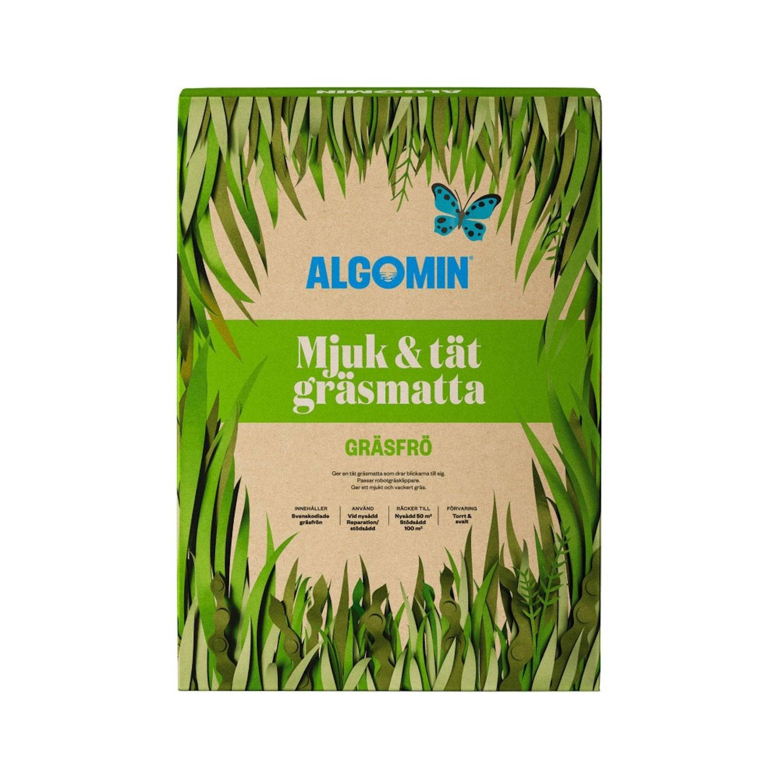 Köp ALGOMIN GRÄSFRÖ MJUK & TÄT 5 KG ALGOMIN gräsfrö