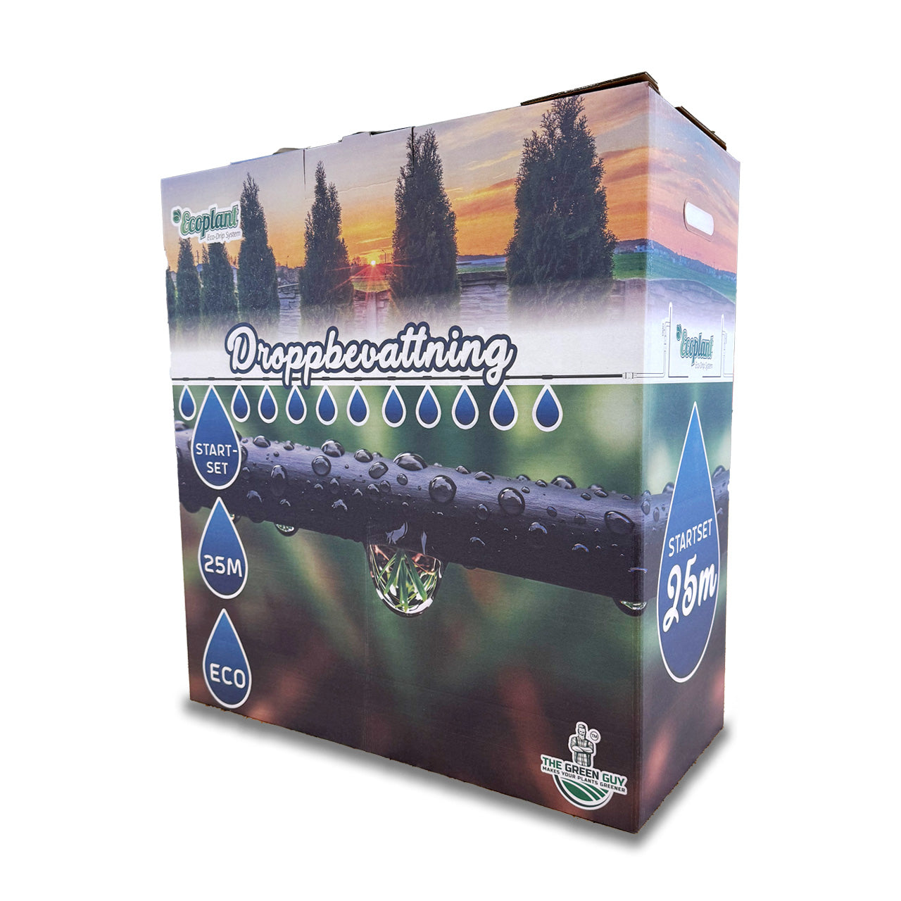 Droppslang, 25 meter, Startset-Basic » Ecoplant