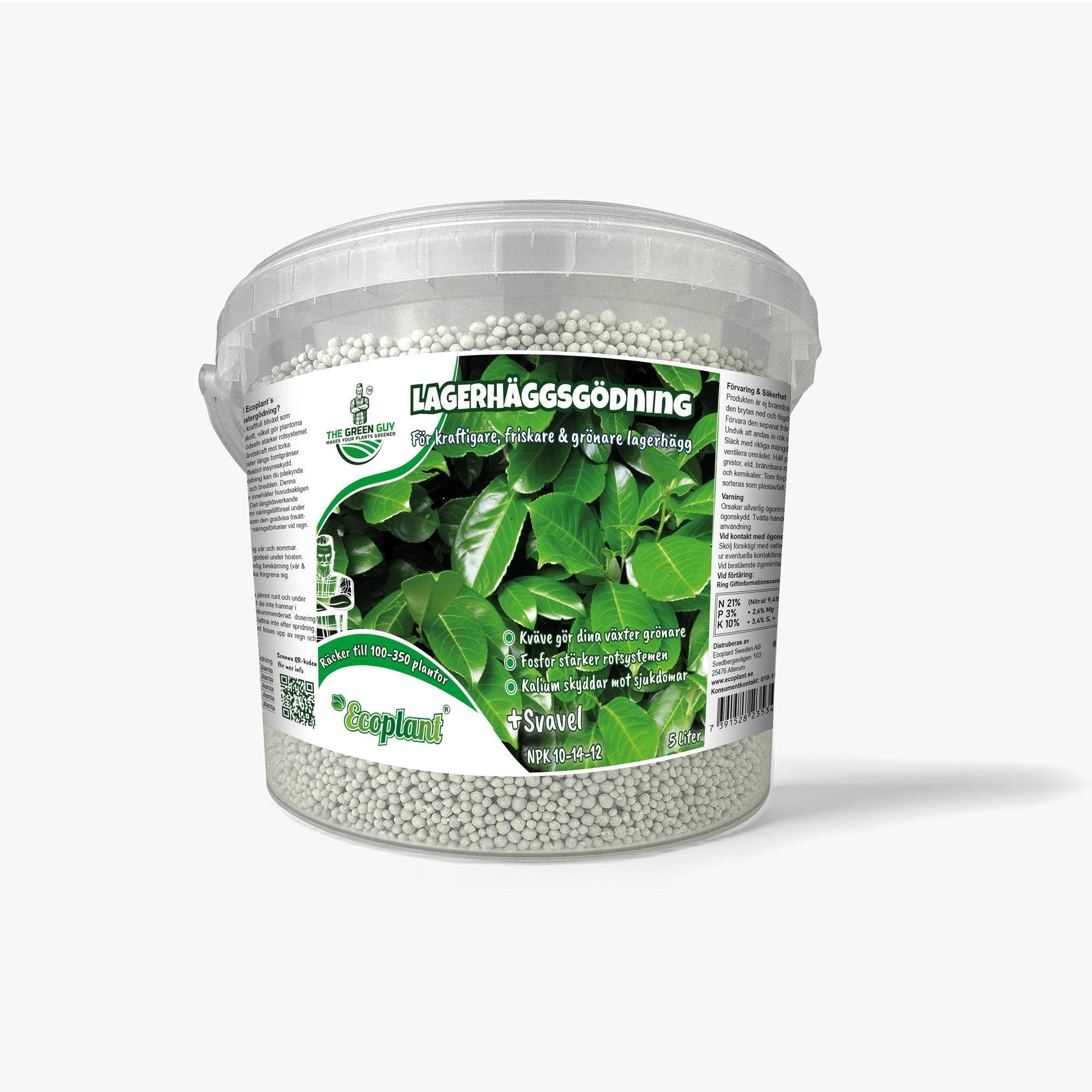 Köp Lagerhäggsgödning - 6kg - Fri frakt Ecoplant Sweden AB Gödsel