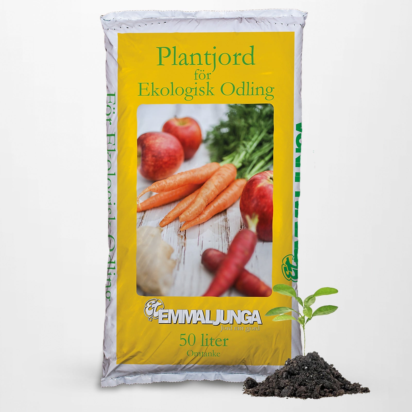 Emmaljunga Plantjord för Ekologisk odling 50L - Helpall 39st
