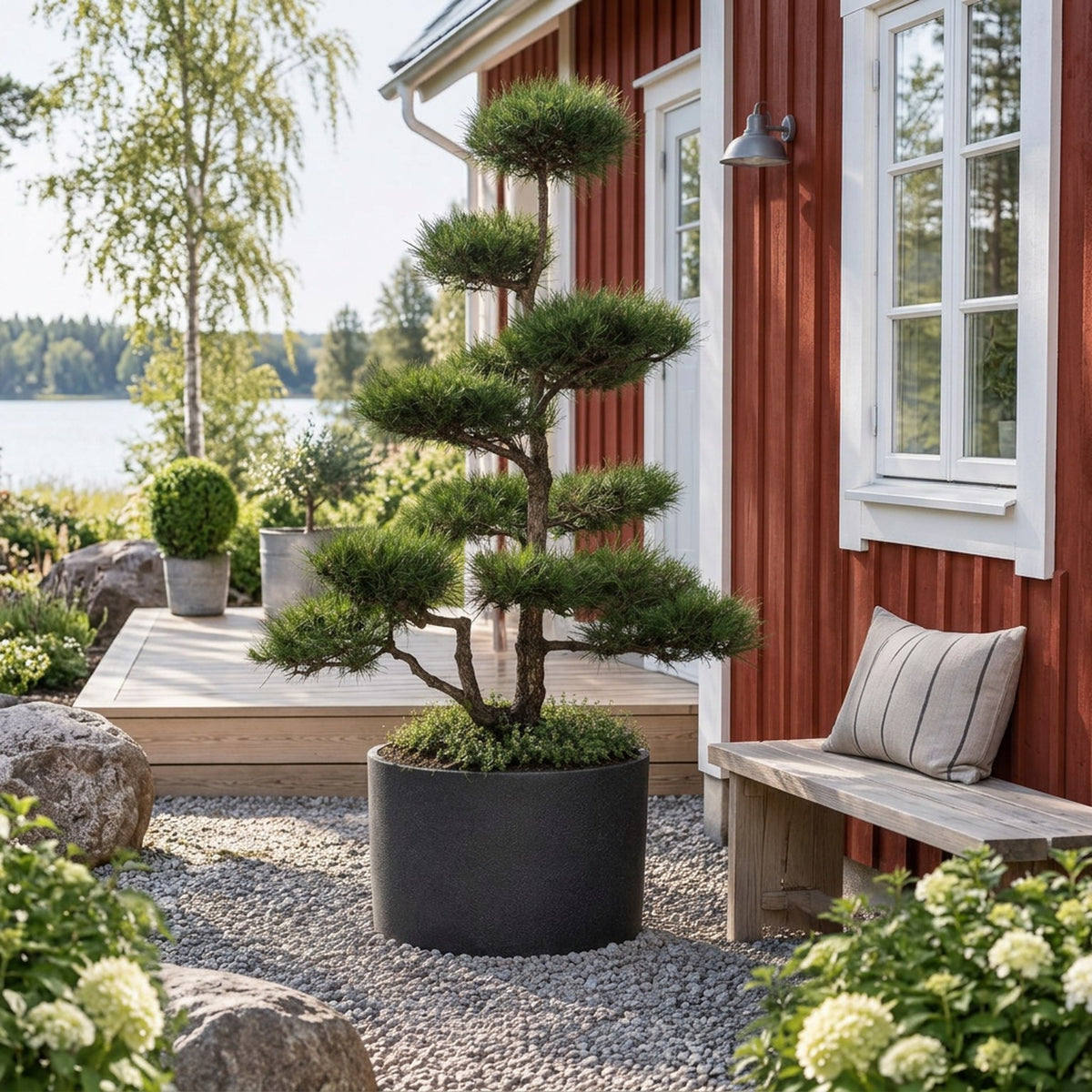Pinus nigra nigra Bonsai 225-250 cm C500 (500 liters kruka)