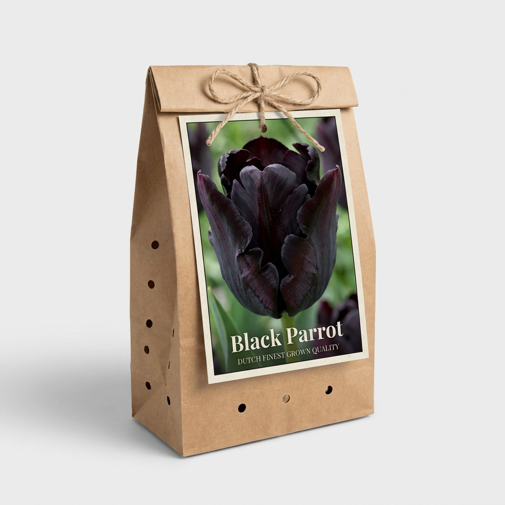Tulpan Black Parrot 7-pack