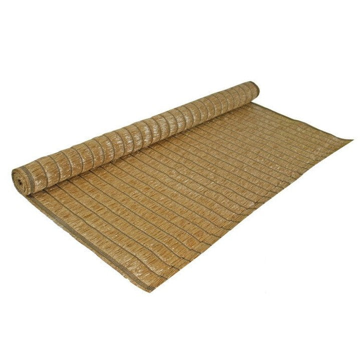 Brun Hållbar Balkongmatta RAFFIA 1x3m Skuggnät