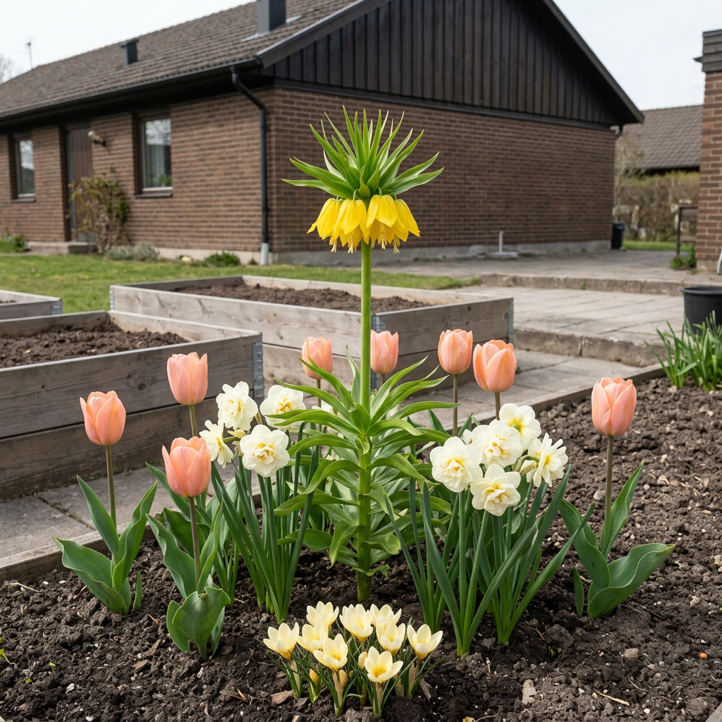 Mormors sjuttiotalsrabatt – AI-inspiration med ingående blommor i tidstypisk miljö
