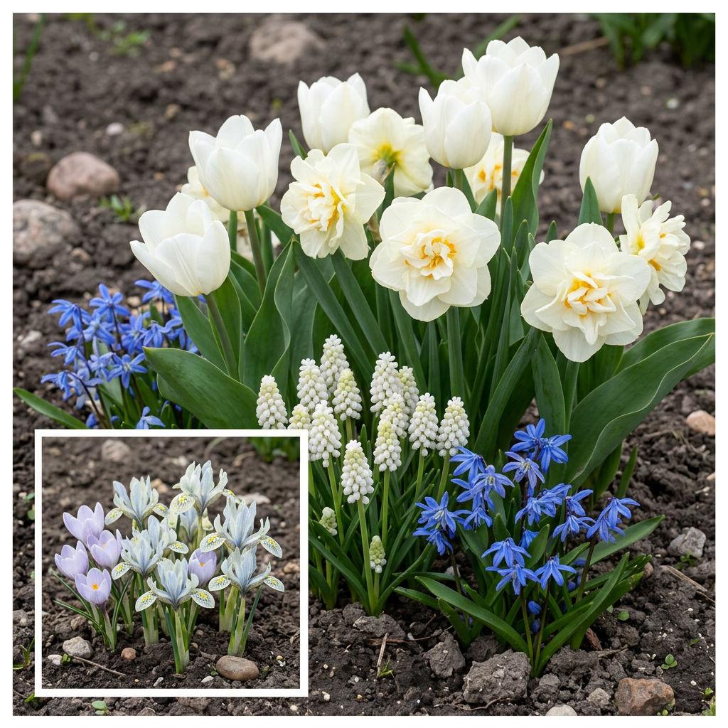 Nordisk blå & vit – inspiration för blomningen i etapper