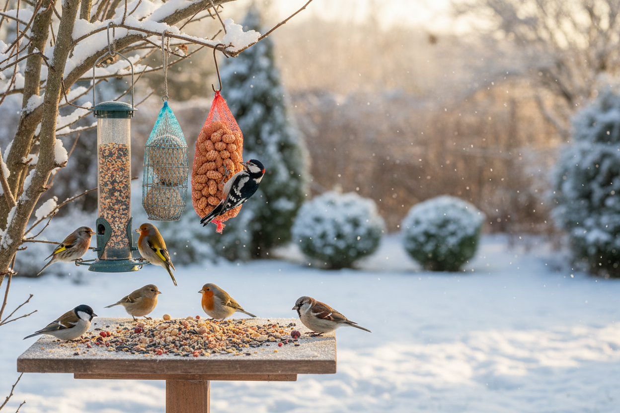 Guide till fågelfrö – Ge trädgårdens fåglar rätt näring