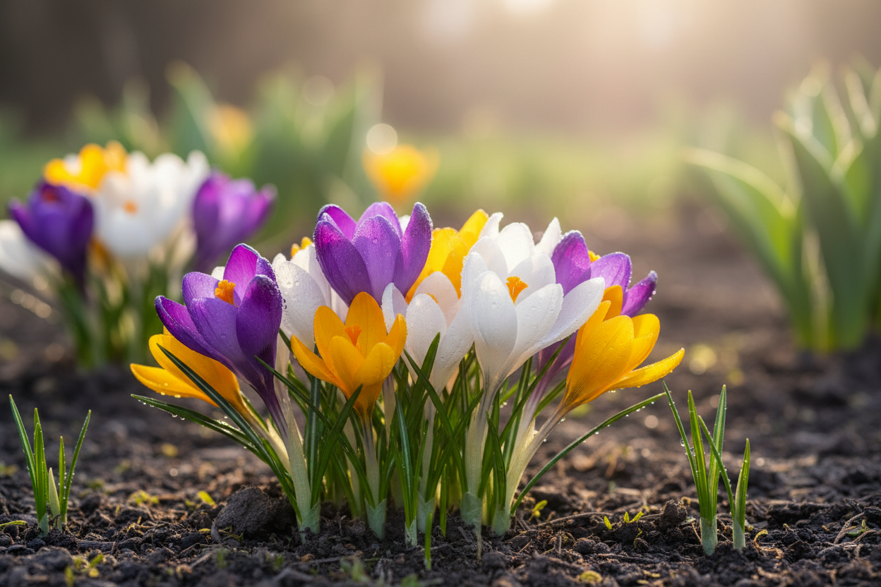 Krokus på våren, köp hos Svedberga