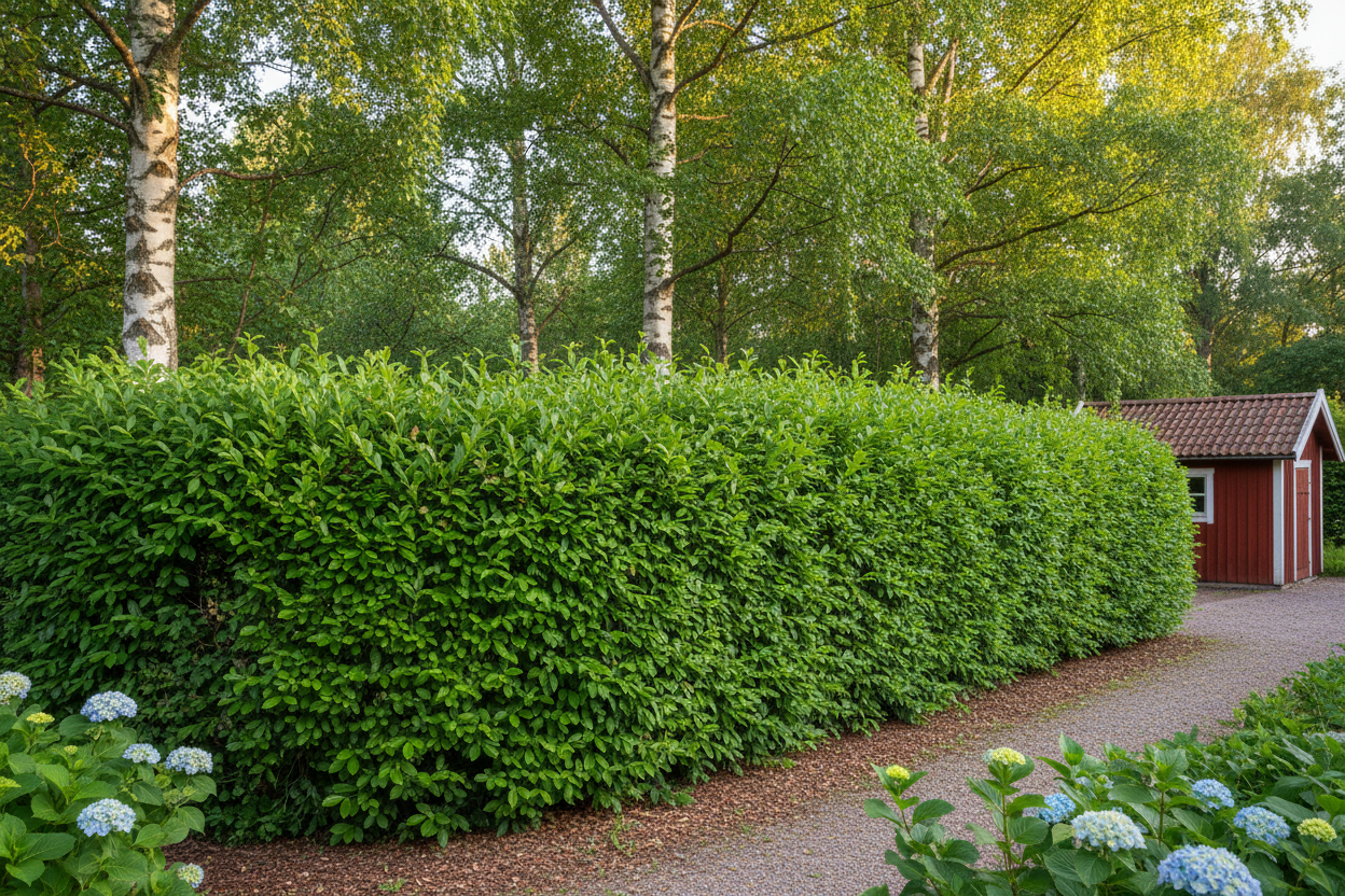 Häckväxter med blad
