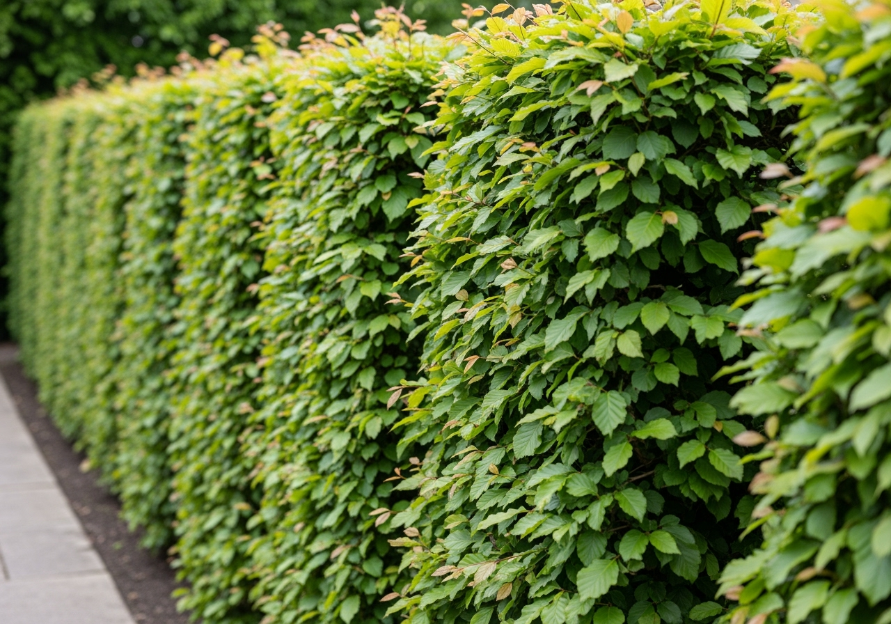 Häckväxter med blad