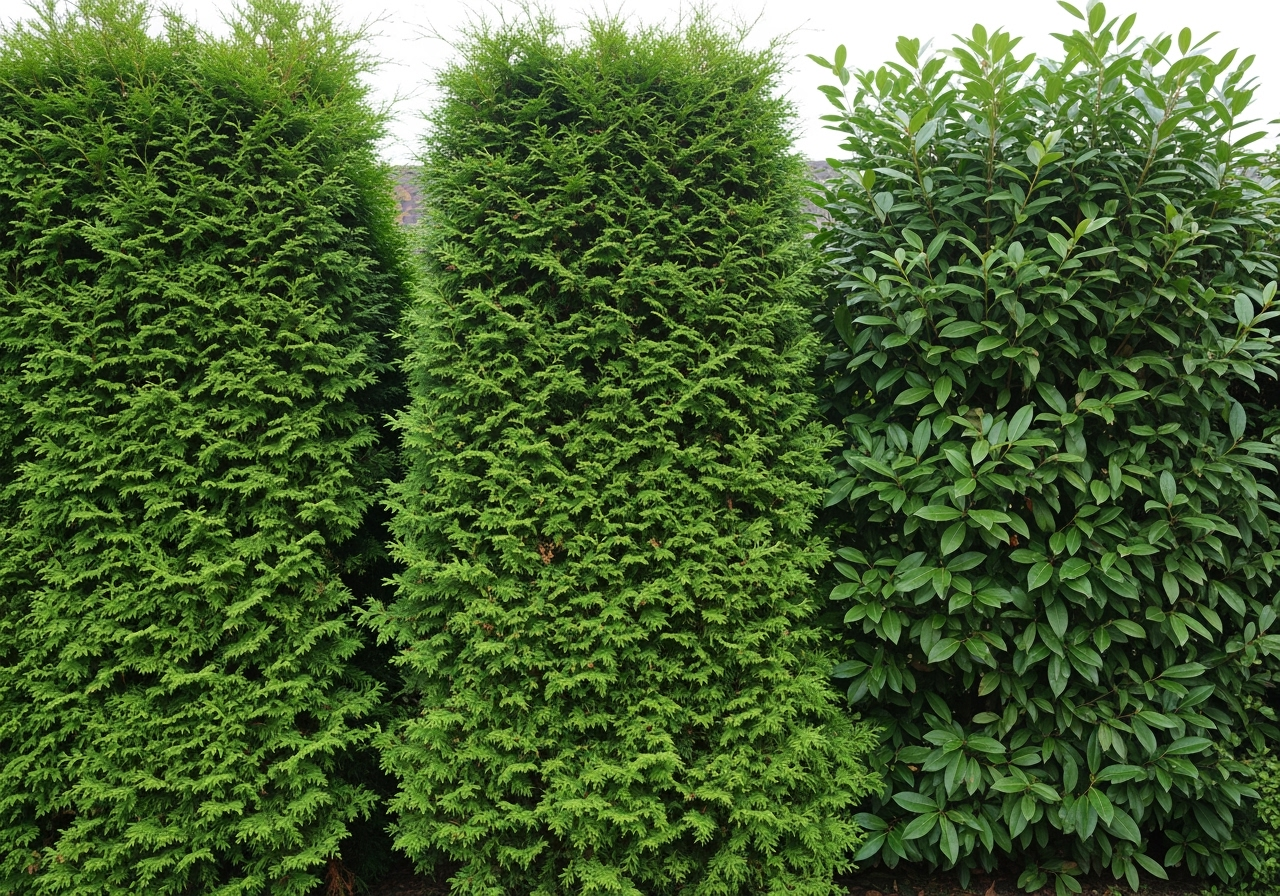 Häckväxter som är vintergröna