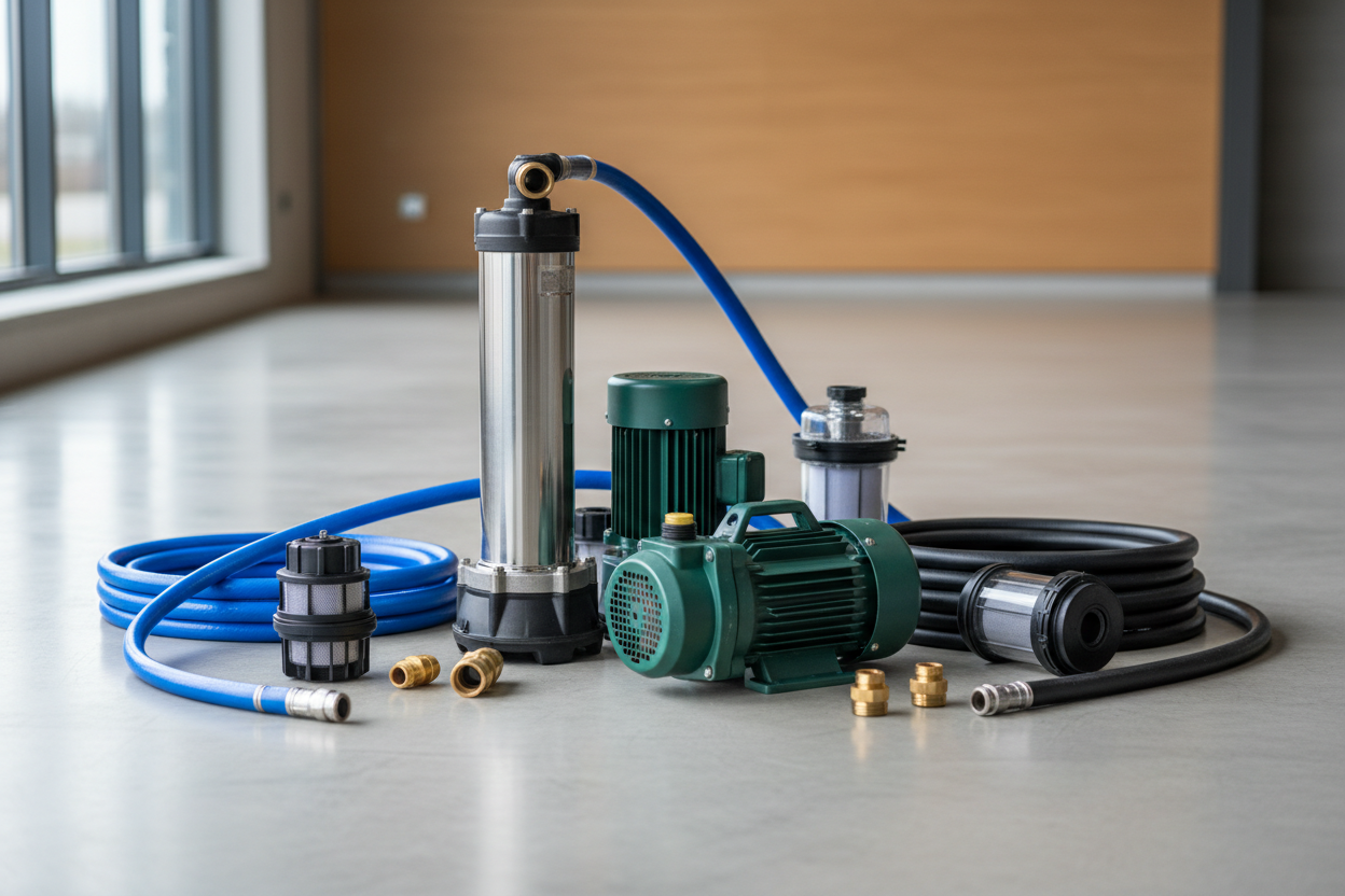 Pumpar och tillbehör