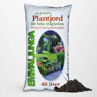 Emmaljunga Planteringsjord 40L med grönkompost - Helpall 54st - Fraktfri
