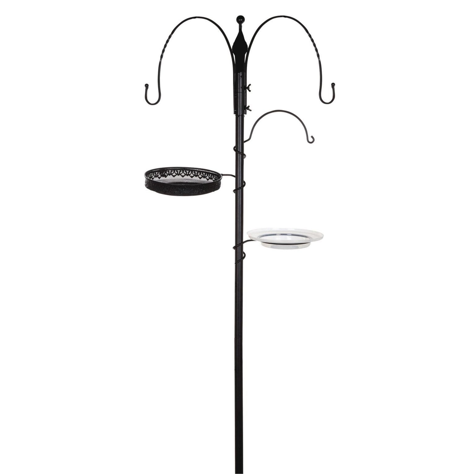 Fågelmatarstation svart 247cm