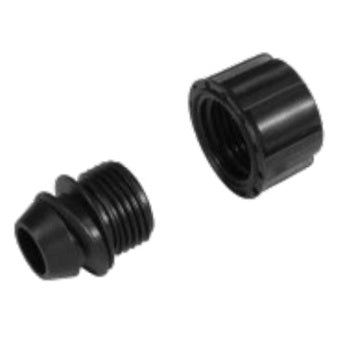 Kontakt F 1/2" RioFlex Plugg - 2 delar komplett kit