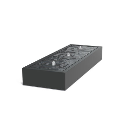 Vattenbord i aluminium 3 mm AB4 3000x1000x400 mm