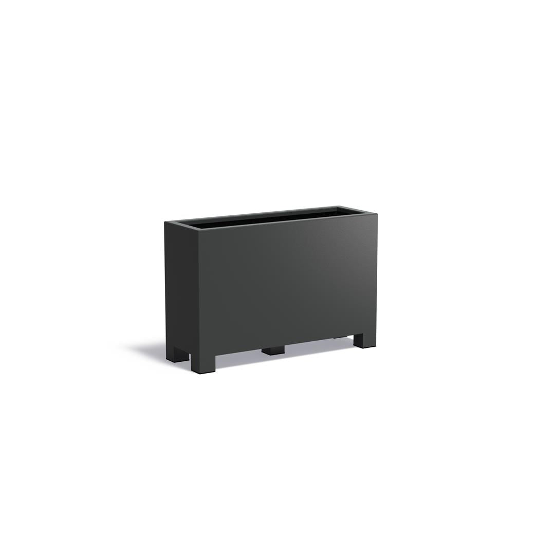 Planteringskärl with Feet Alu. 3 mm AFP24.2 - AD1200X400X800MM