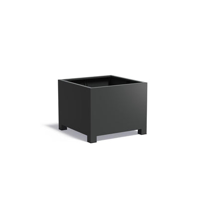 Planteringskärl i aluminium på ben 3 mm AFP5.1 1000x1000x800 mm