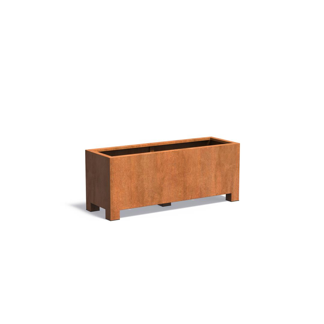 Planteringskärl with Feet Cort. Steel 2 mm CAP22.1 - AD1500X500X600MM