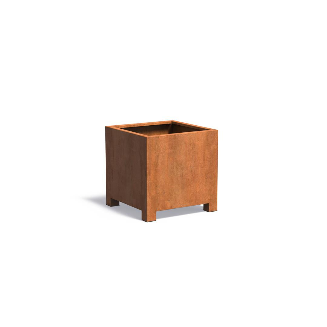 Planteringskärl with Feet Cort. Steel 2 mm CAP6.1 - AD800X800X800MM