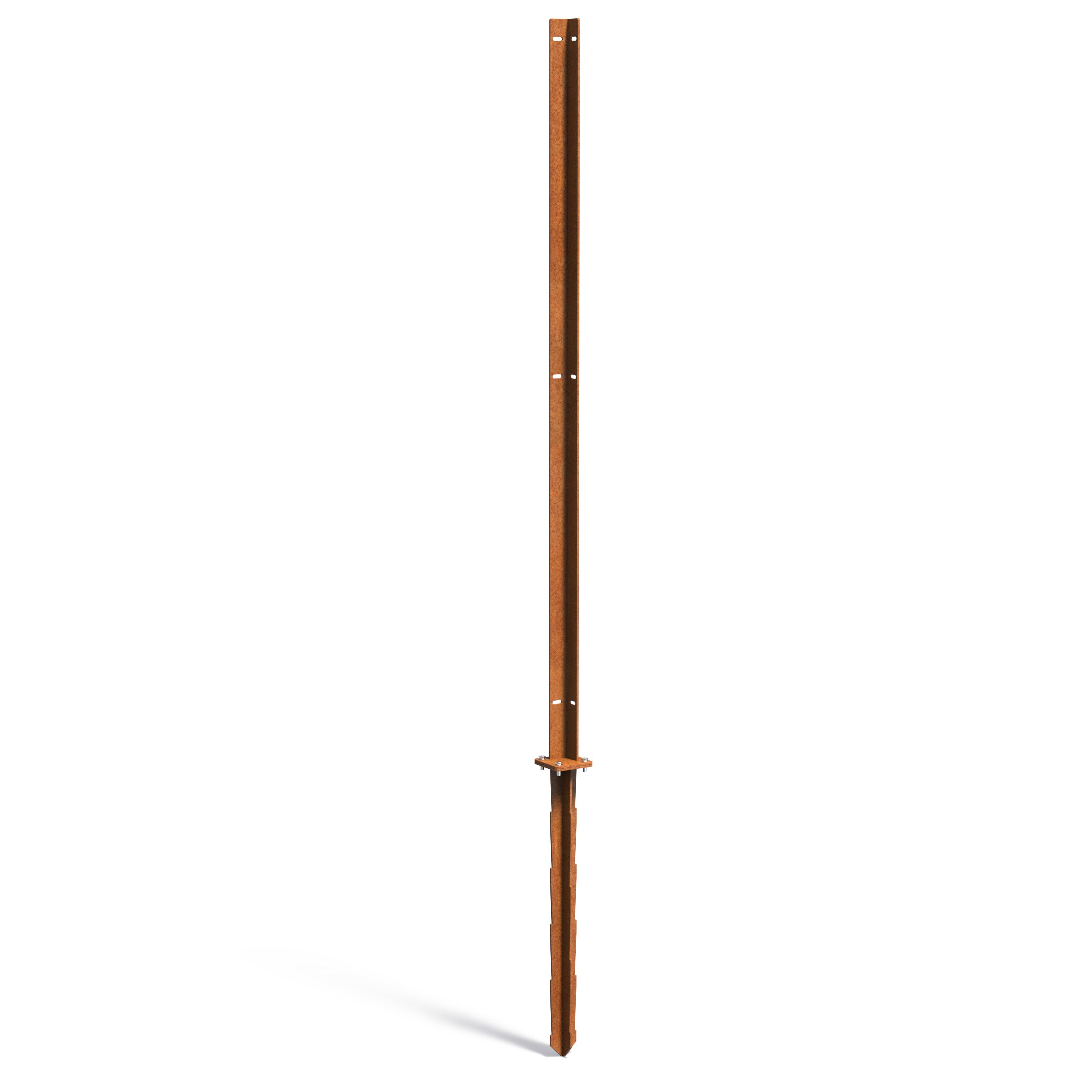 Paneler corner post Cort. Steel 6 mm CPP2 - AD115X115X2700MM