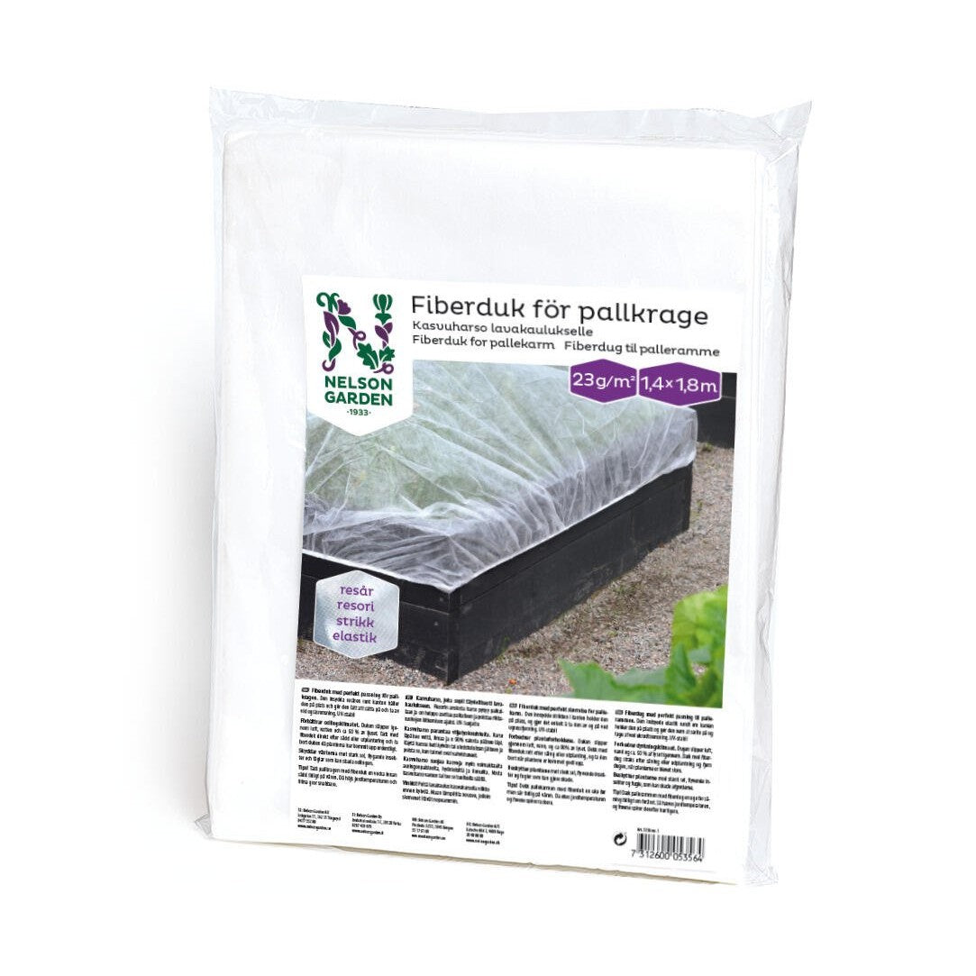 Fiberduk pallkrage 23g/m² 1,4x1,8m