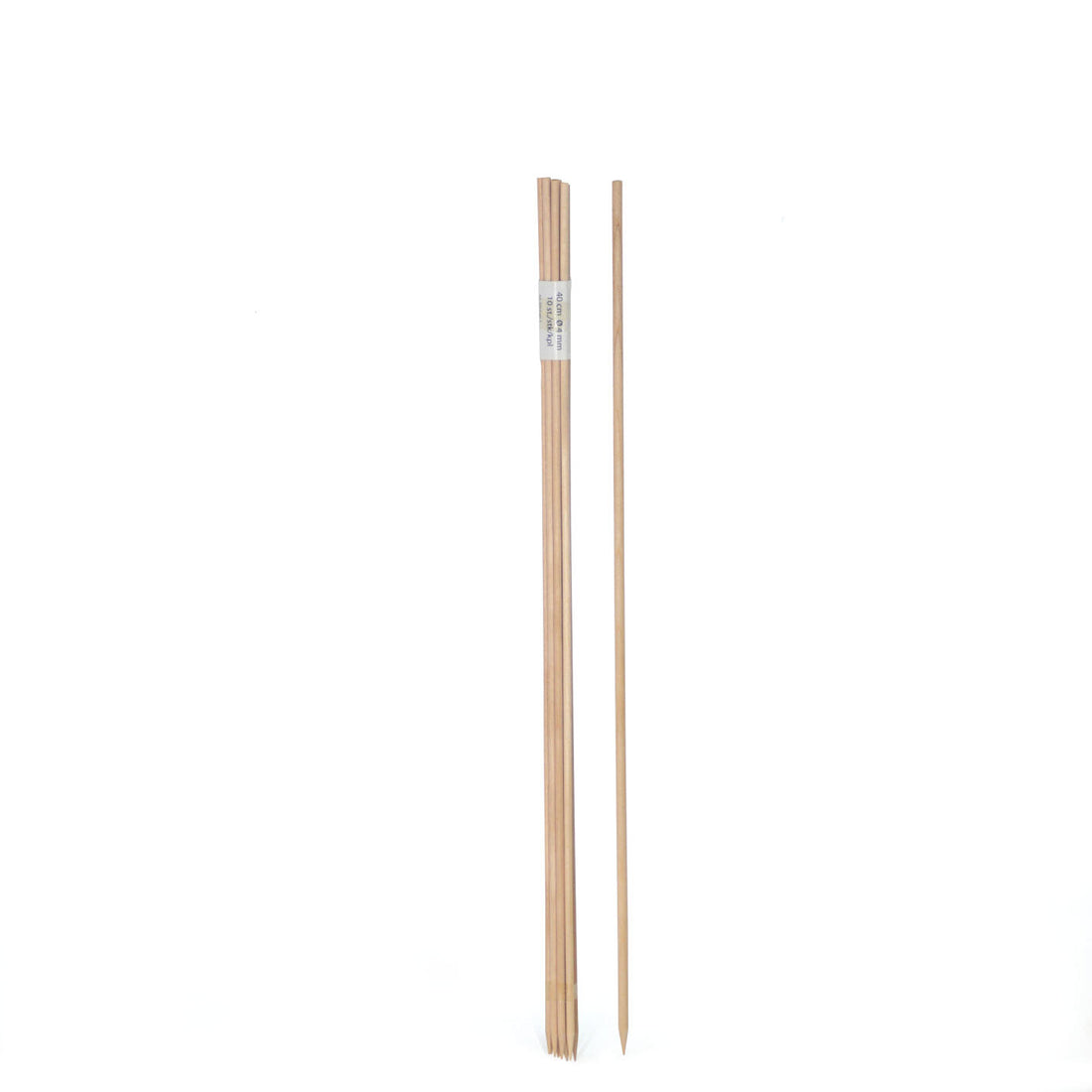 Blompinne trä natur 40cm 10st