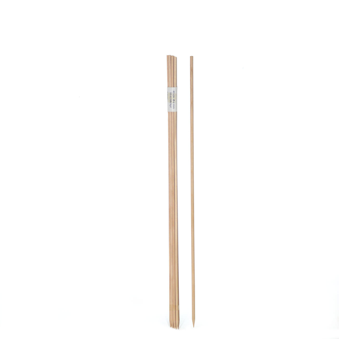 Blompinne trä natur 40cm 10st