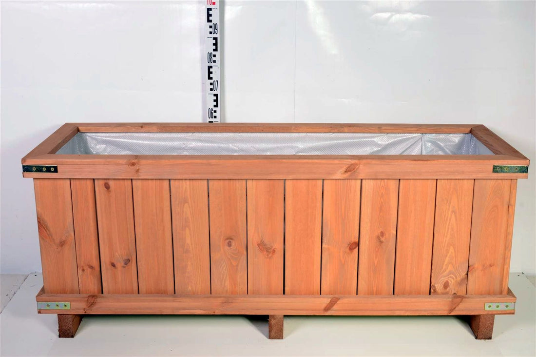 HoutenBloembak/HolzKubel/Wood.Cont. - 150X50X50 RECTANGLE