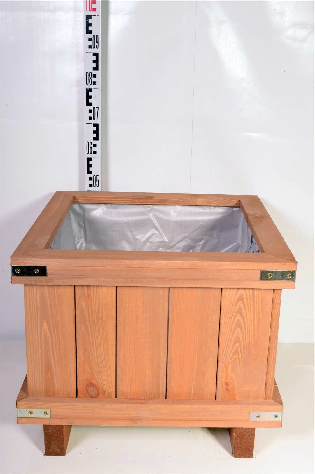 HoutenBloembak/HolzKubel/Wood.Cont. - 60X60X40 SQUARE