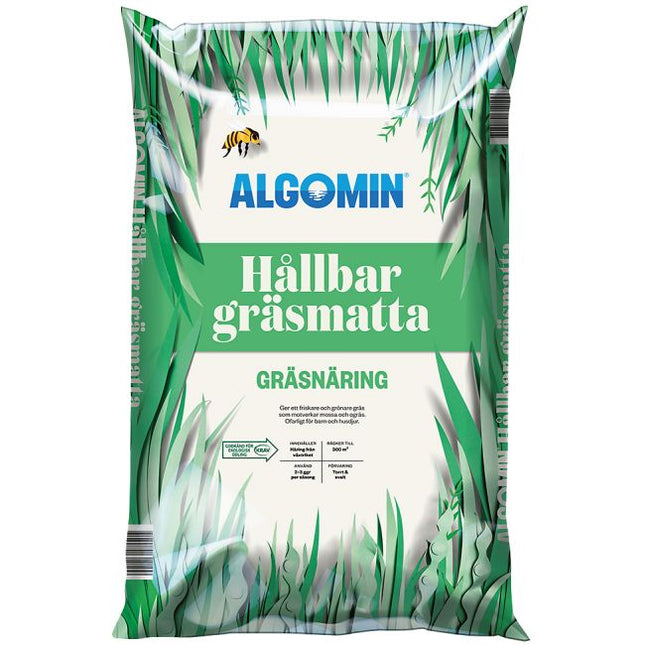 ALGOMIN HÅLLBAR GRÄSMATTA 10 KG KRAV