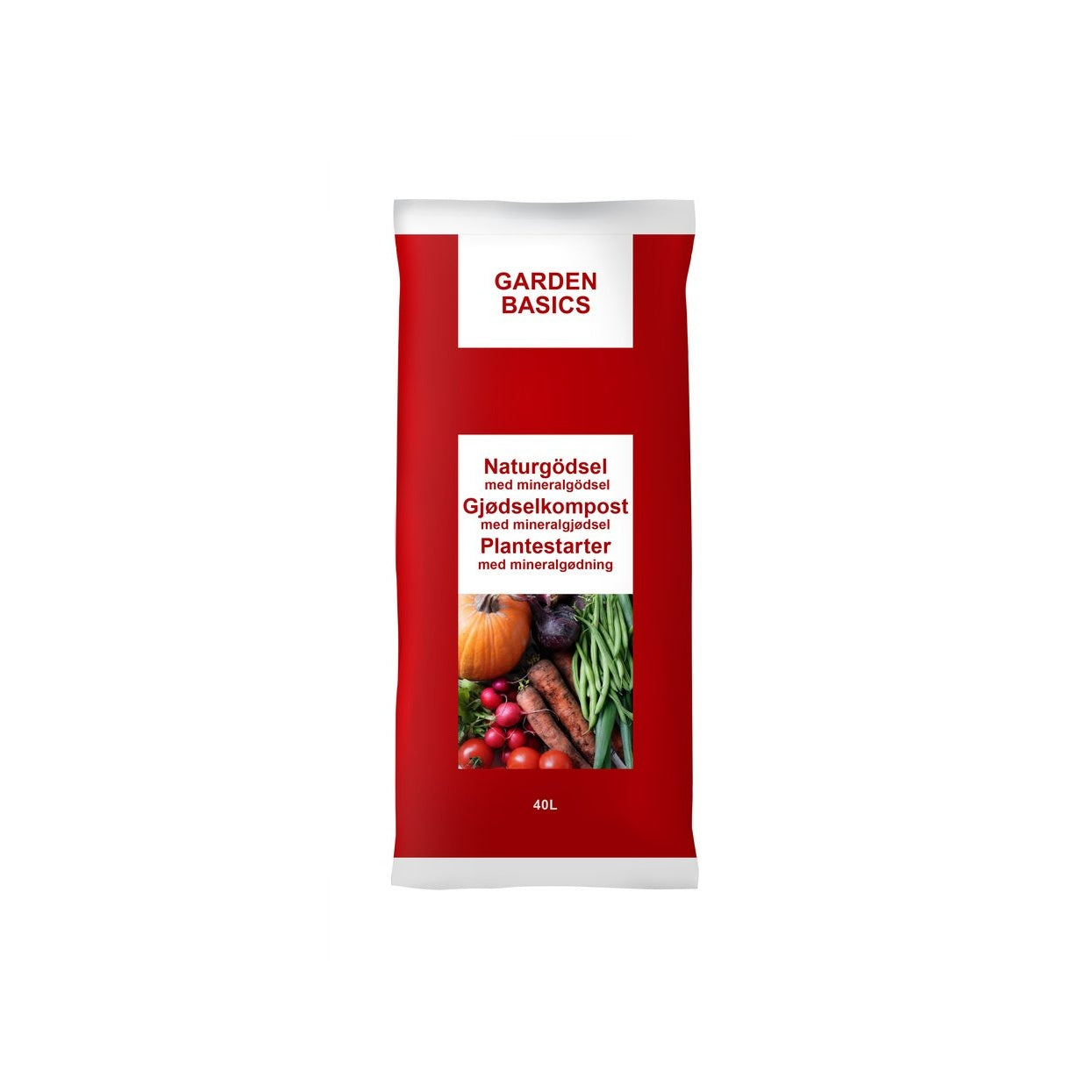 Hasselfors naturgödsel, 40L, 54st, Helpall