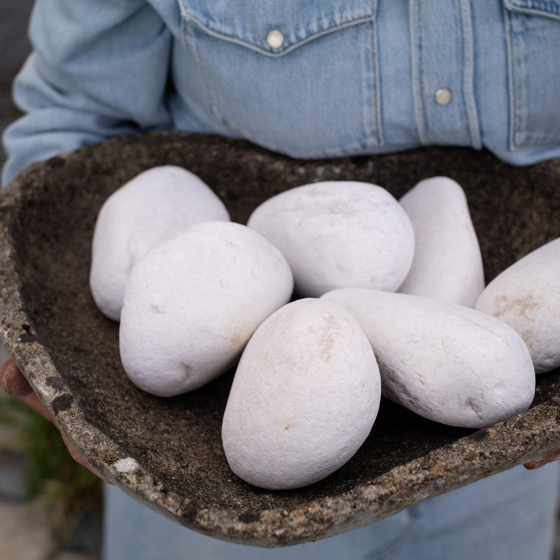 Dekorsten Vitrosa marmor 100-150mm, 500kg, 50st, Halvpall