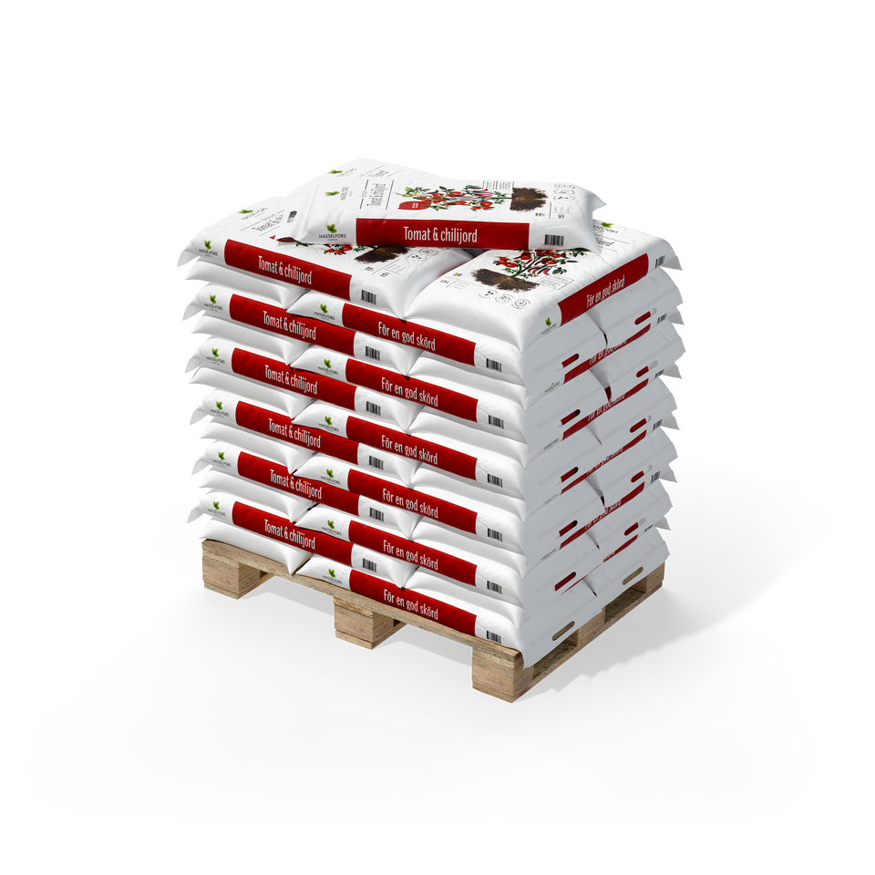 Hasselfors tomat & Chillijord, 15 liter, 51st, Halvpall