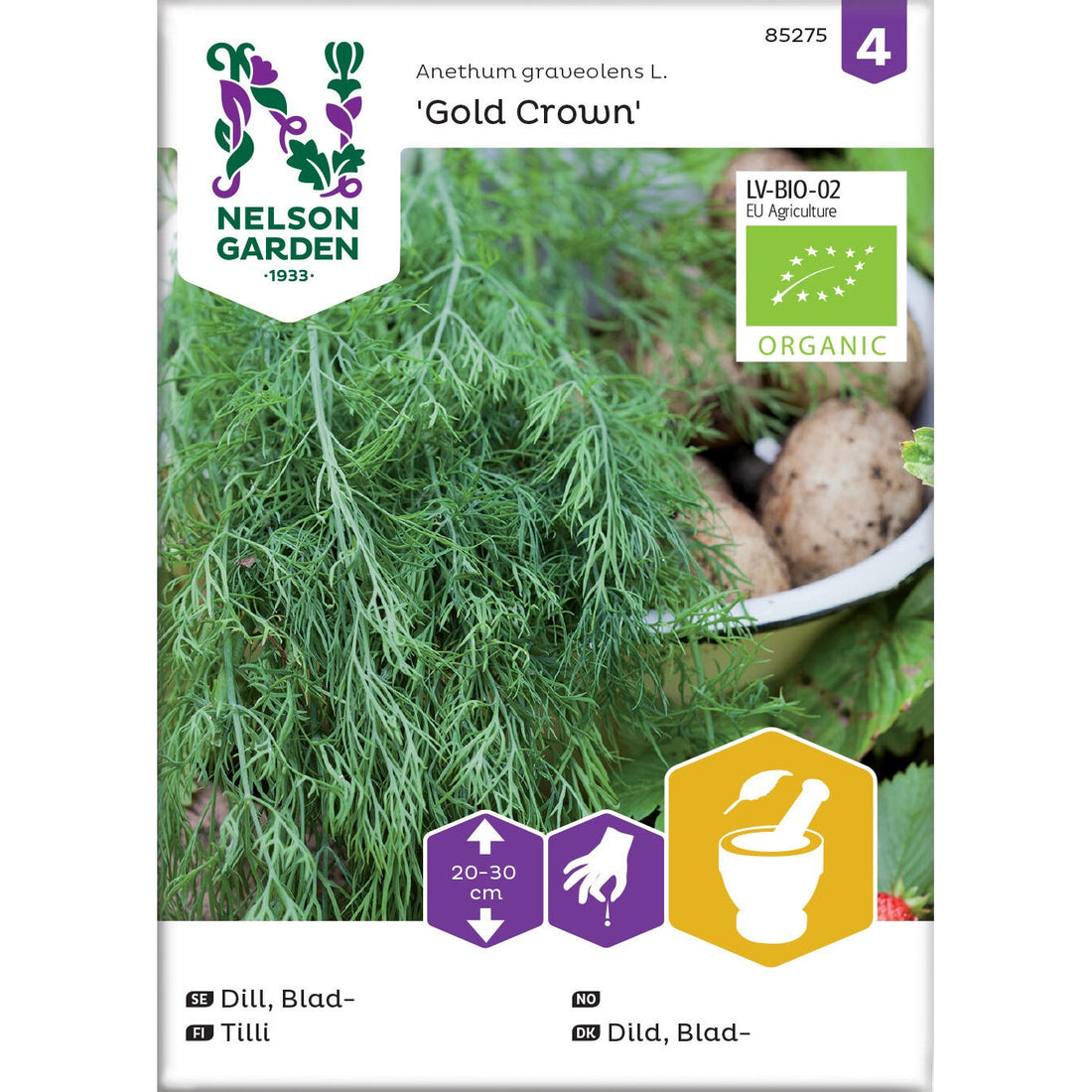 Bladdill Gold Crown Organic