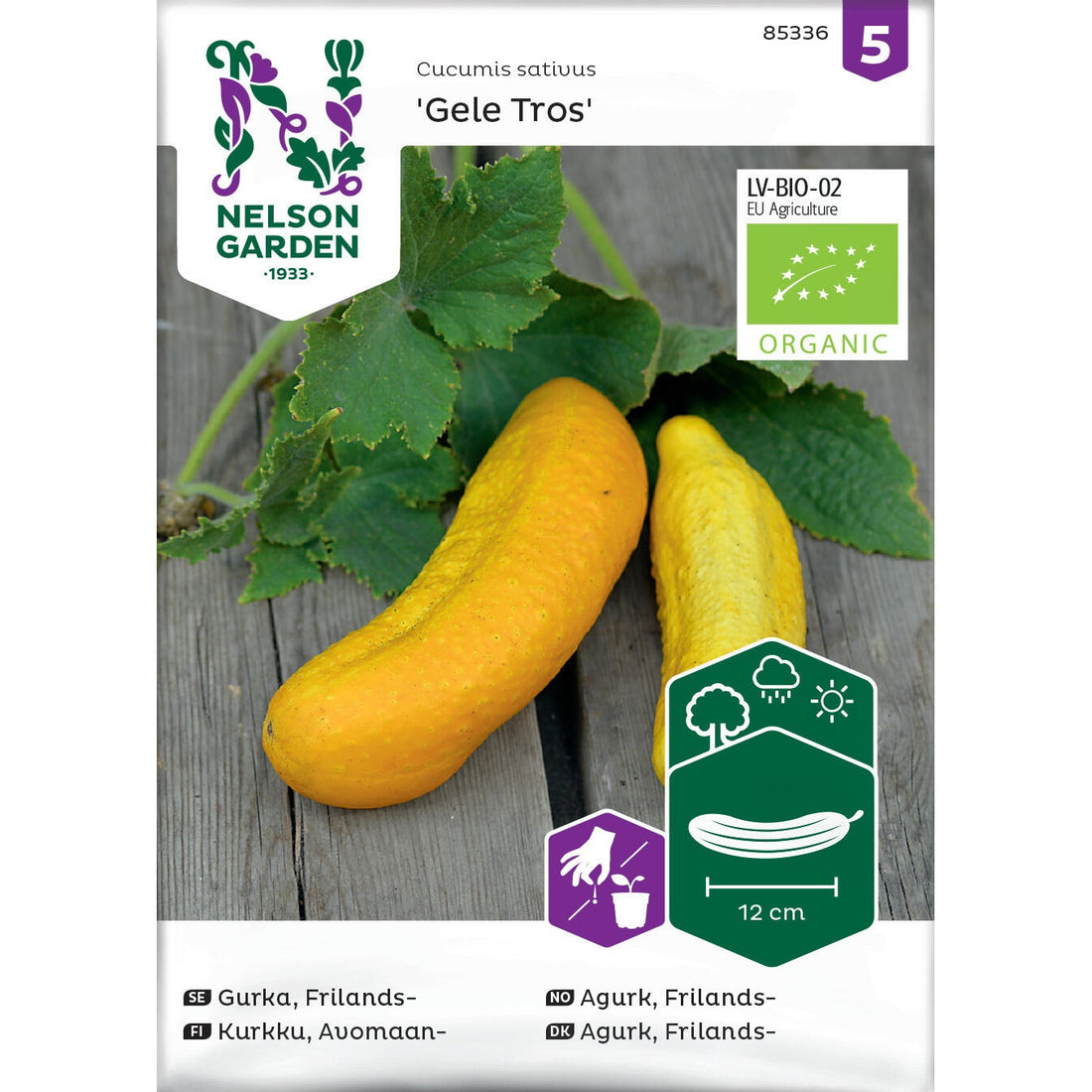 Vitgurka Gele Tros Organic
