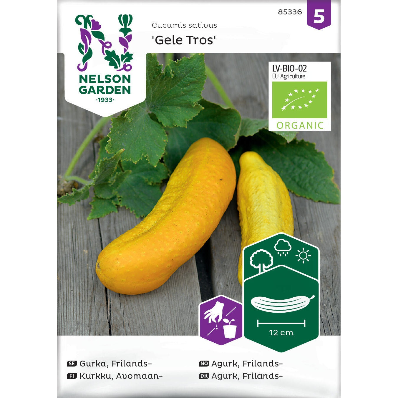 Vitgurka Gele Tros Organic
