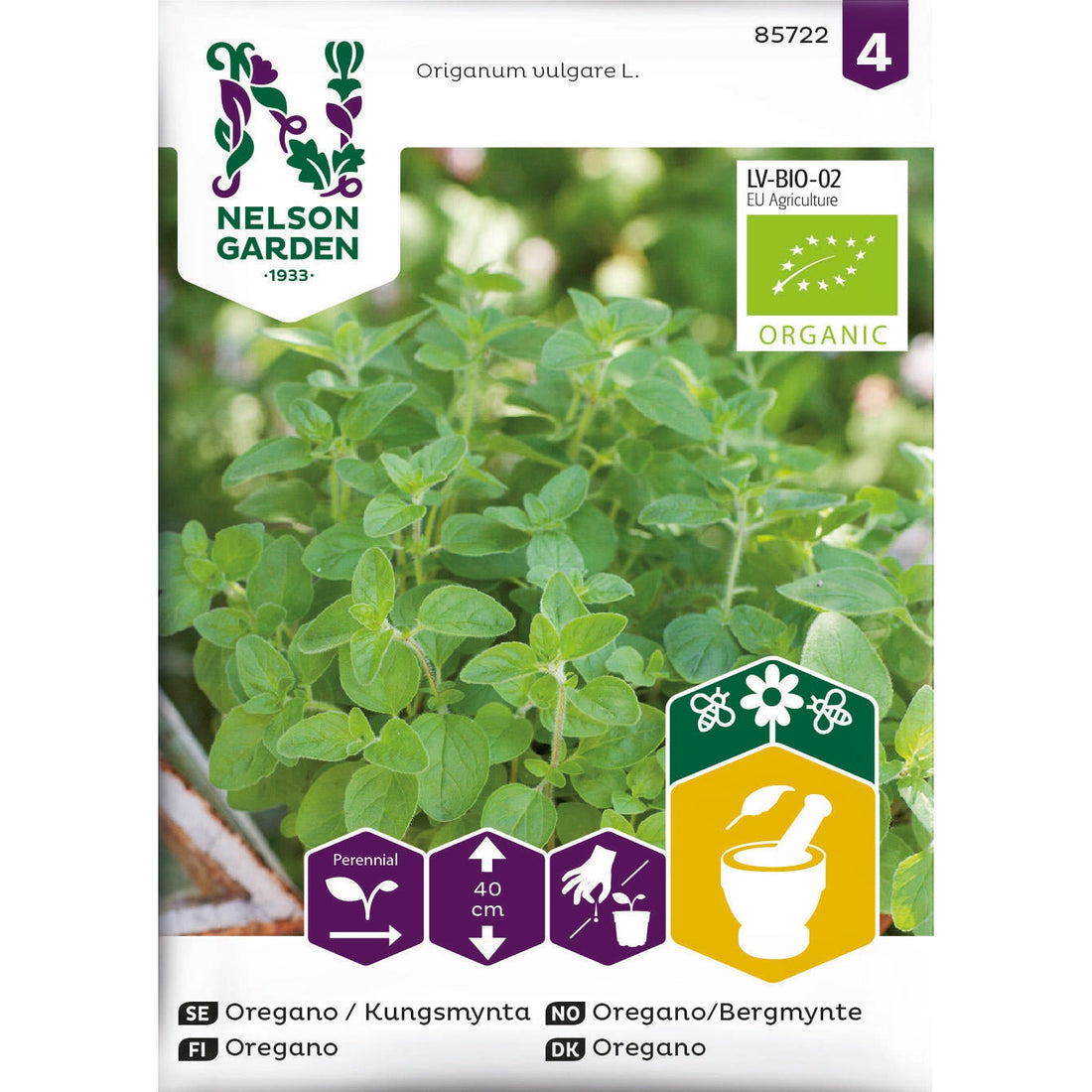 Oregano Kungsmynta Organic