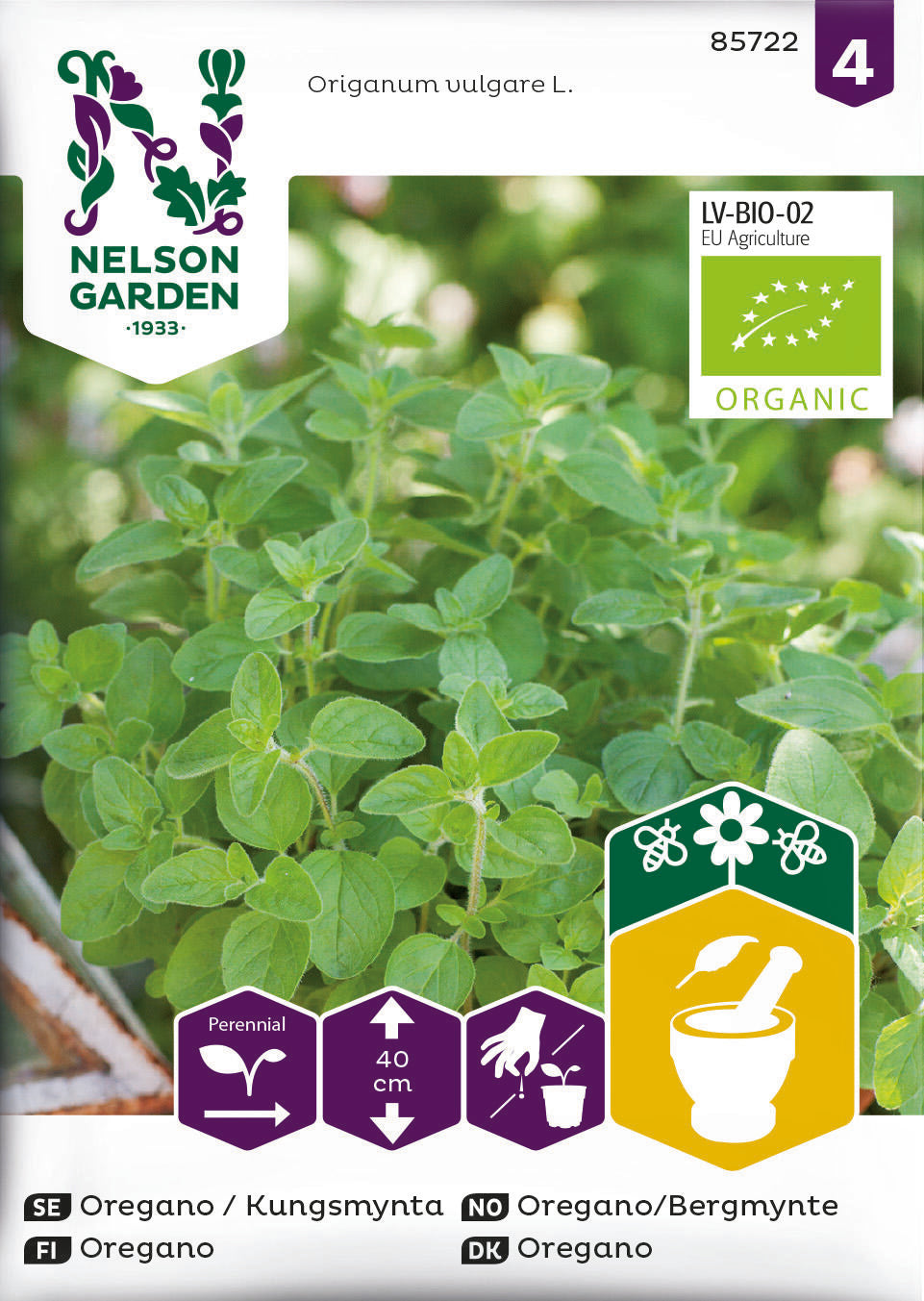 Oregano Kungsmynta Organic