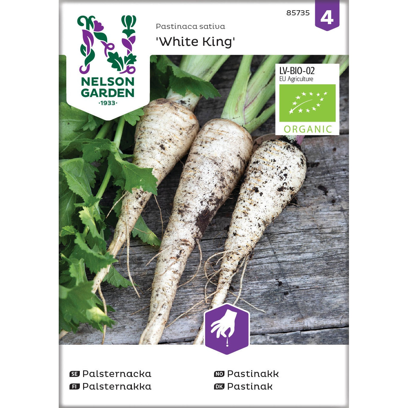 Palsternacka White King Organic