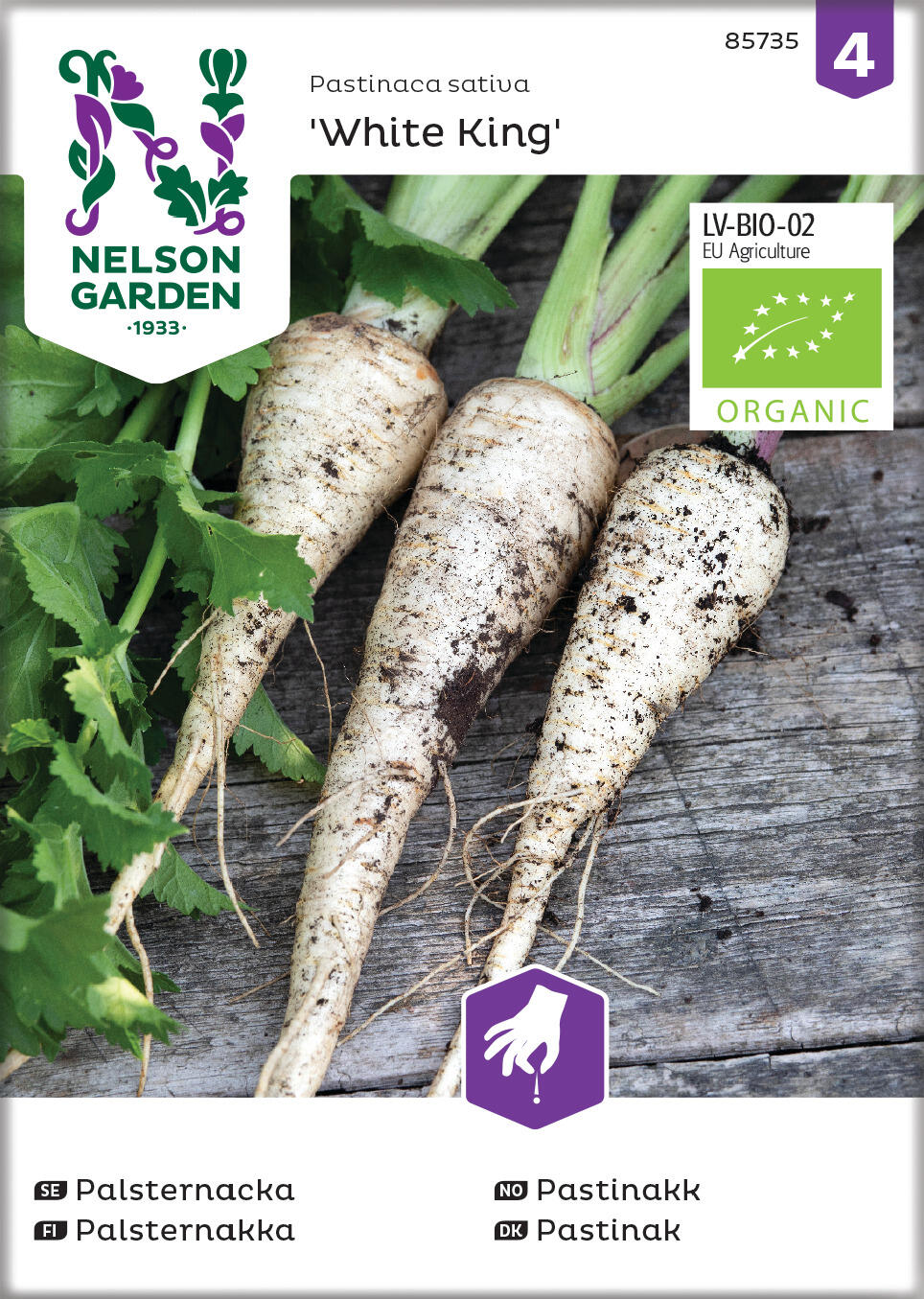 Palsternacka White King Organic