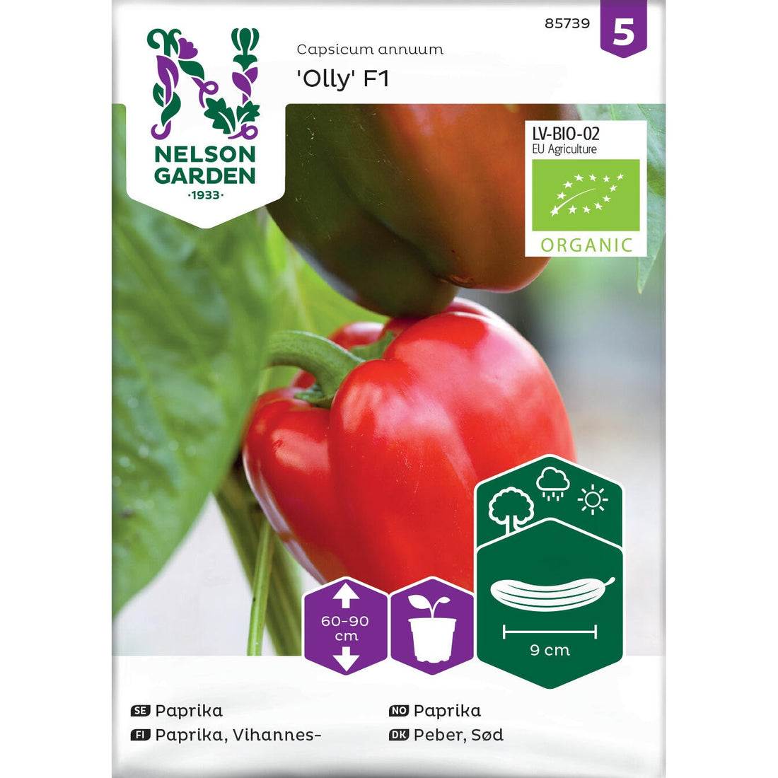 Paprika Olly F1 Organic