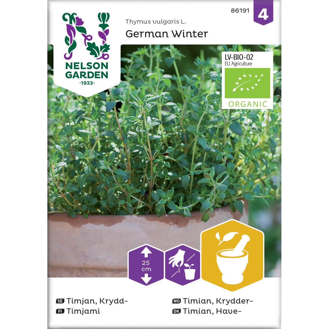 Timjan Krydd- German Winter Organic