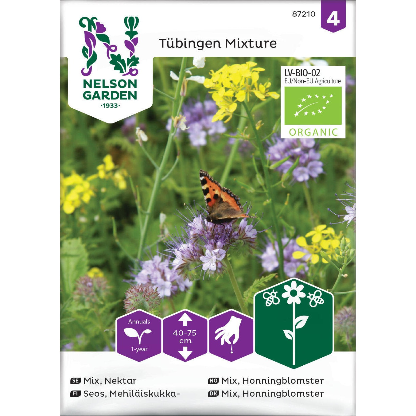 Mix Insektsblommor Organic