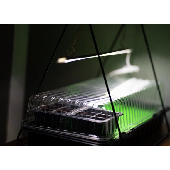 MINIDRIVHUS, 57x24 cm m. 48 krukor