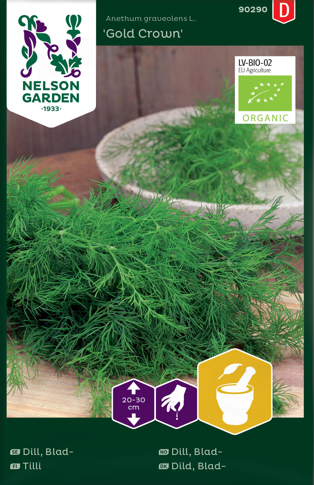 Dill Blad- Gold Crown Organic